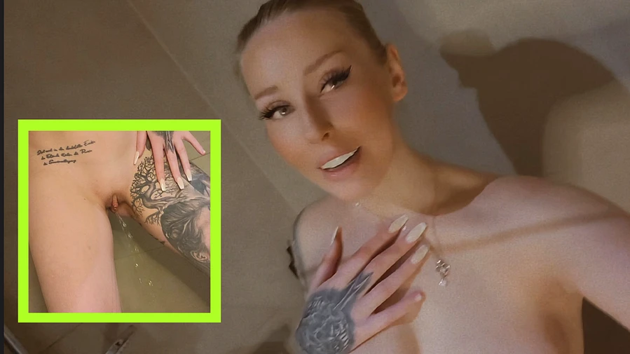 Geile NS Spiele in der Dusche und ich besorg es mir selbst mit Dildo