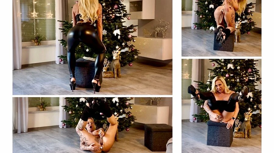 Weihnachtsengel in Hautengen Leder