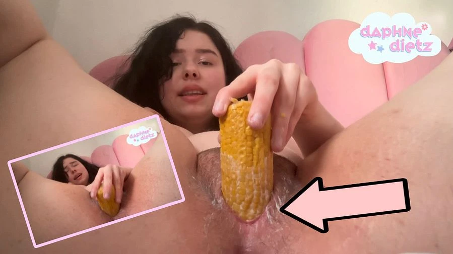 Mein erstes Mal mit einem riesigen MAISKOLBEN O