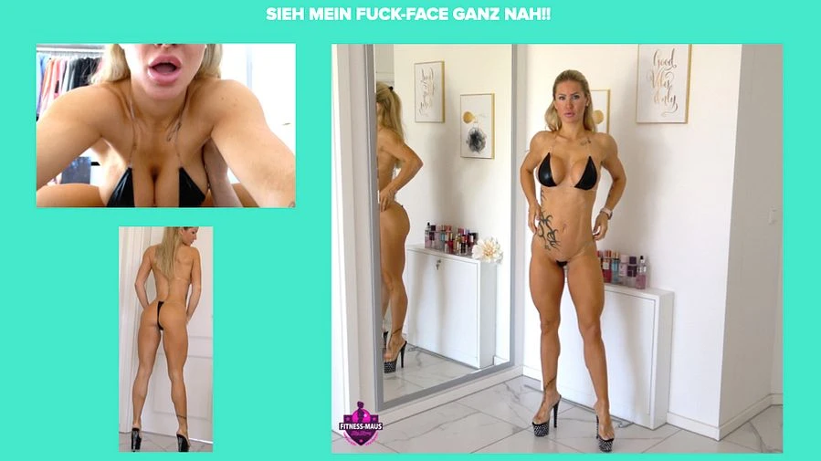 SEX IM MICRO BIKINI SIEH mein FICK GESICHT ganz NAH