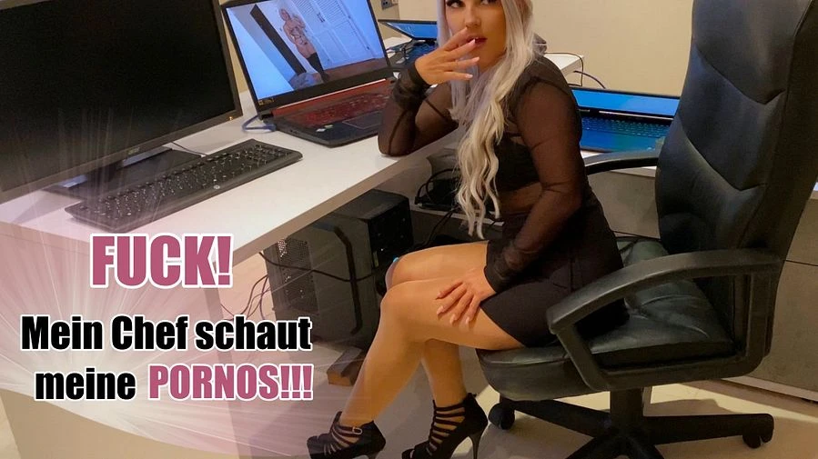 FUCK Mein Chef schaut meine PORNOS