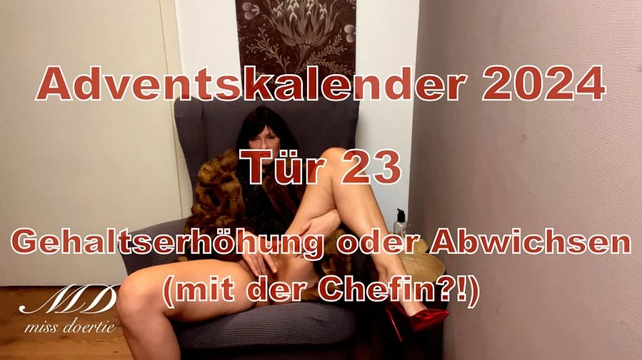 Tuer 23 Gehaltserhoehung oder Abwichsen mit der Chefin