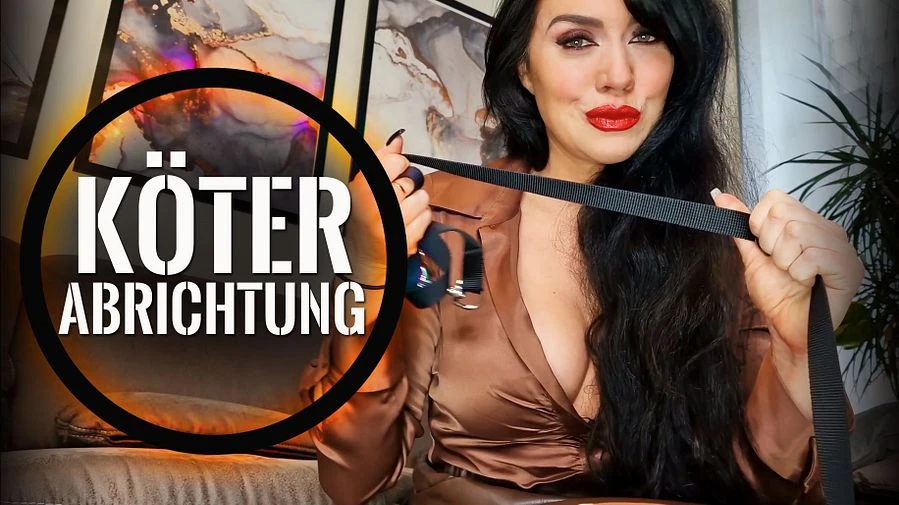 Die Abrichtung eines Koeters