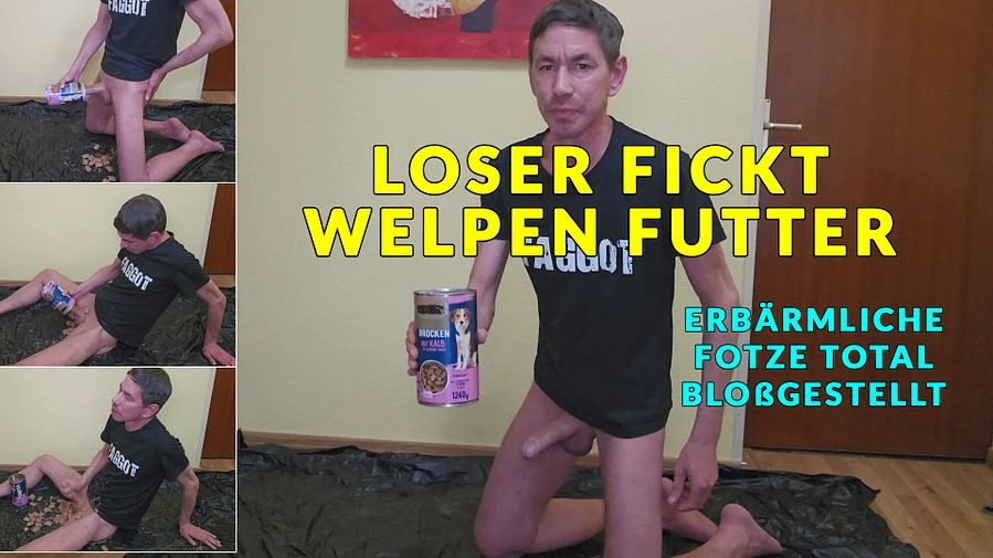 Loser fickt Hundefutter