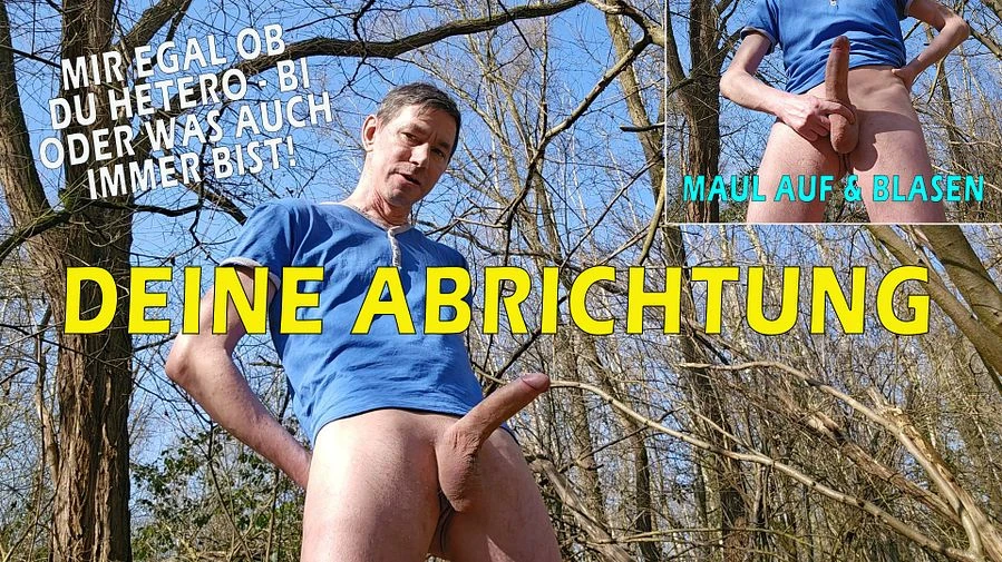 DEINE ABRICHTUNG MEINE 21CM MACHEN DICH ZUR PARKPLATZFOTZE