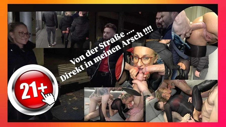 Von der Strasse direkt in meinen Arsch Geilster Sandwich Gangbang EVER