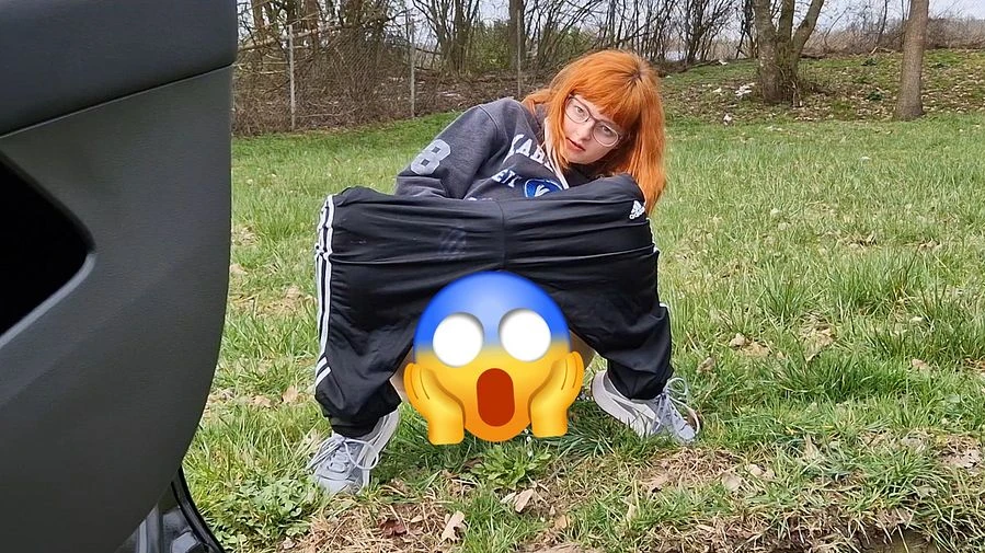 Revier markiert an der Autobahn