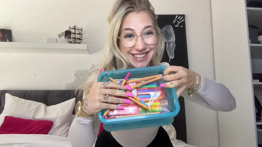 Achtung Das hier tut beim Zusehen weh Stift fuer Stift bis zum Limit