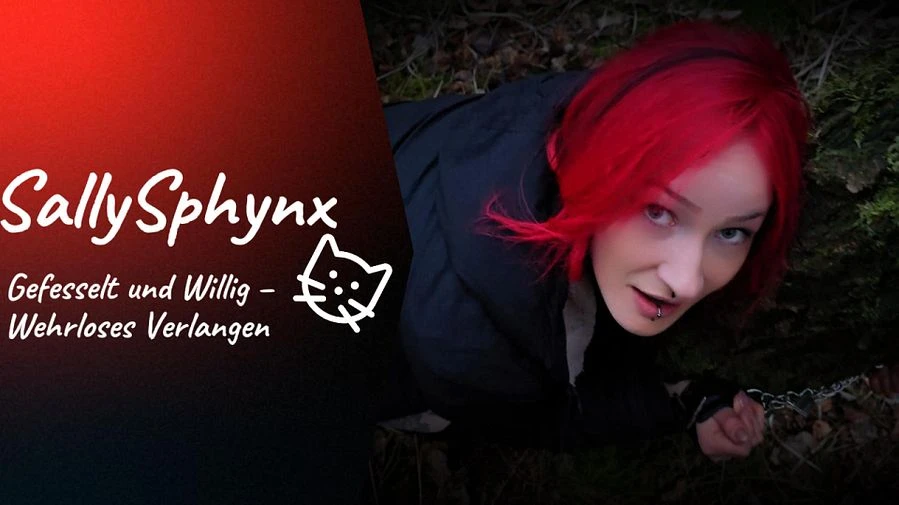 Gefesselt und Willig Wehrloses Verlangen im Wald