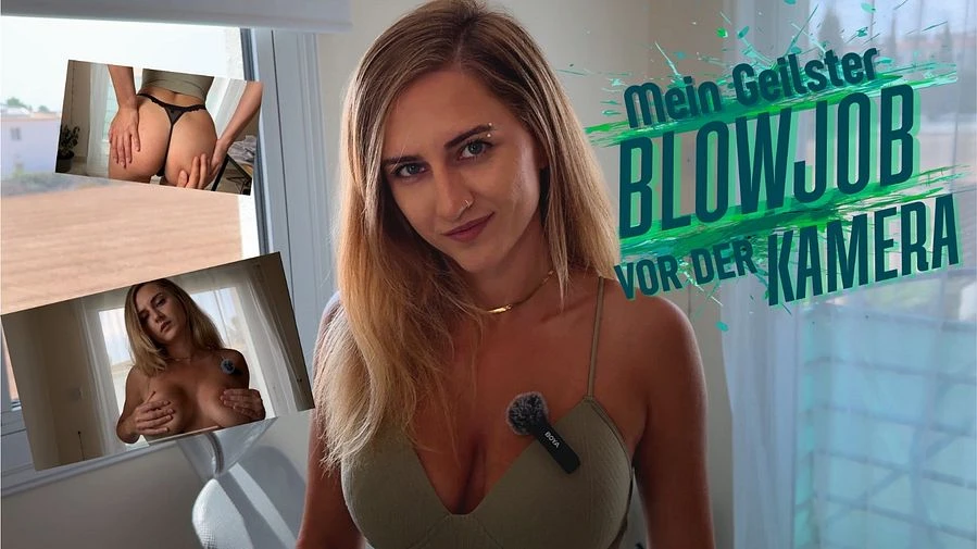 Mein geister BLOWJOB vor der KAMERA