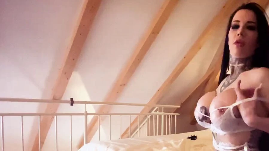 Weiss Dessous Fetisch