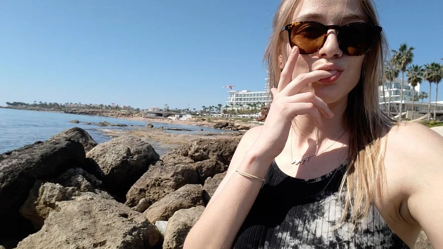 Extrem Public Orgasmus Quickie am Meer