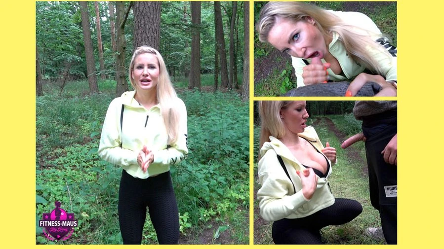 PERSONAL BLOWJOB statt PERSONAL TRAINING Outdoor alles geschluckt
