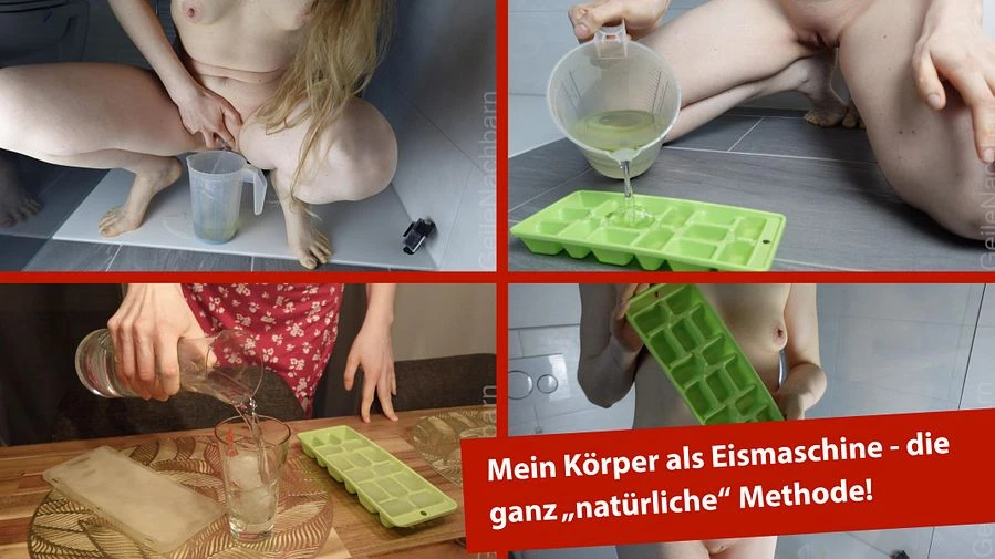 Natursekt Eiswuerfel OHNE Wasser herstellen