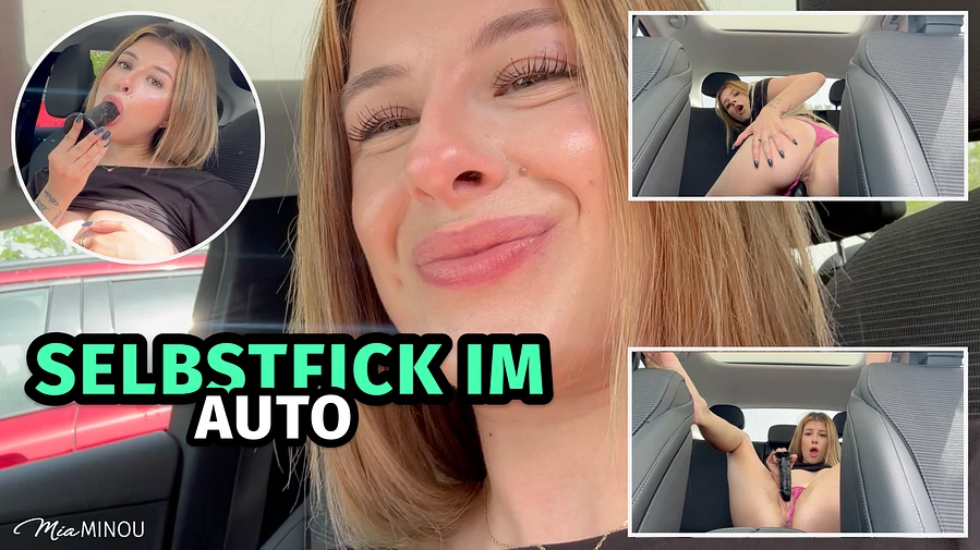 Selbstfick im Auto