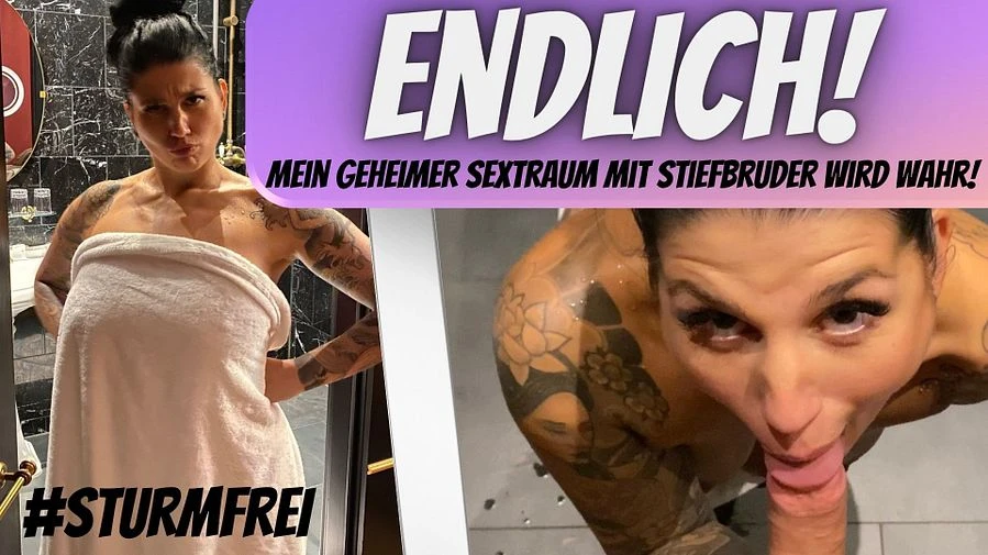 Sextraum mit Stiefbruder geht endlich in Erfuellung