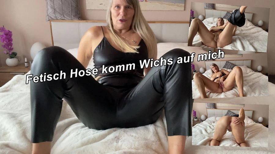 Fetisch Hose komm Wichs auf mich