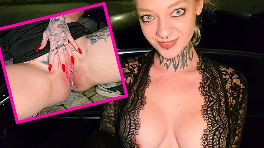 Dreister geht s nicht Hobbyhuren Creampie aufm DiscounterParkplatz Der Laden war noch geoeffnet