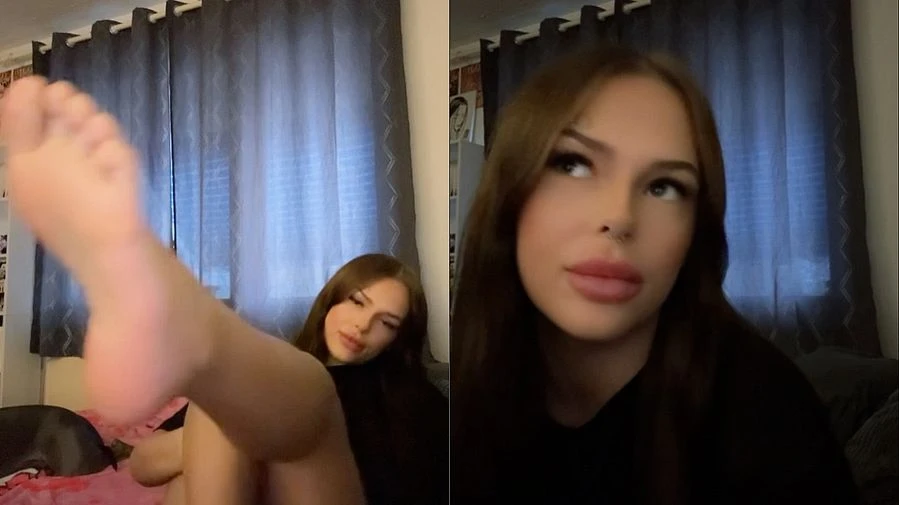 Teen FinDom Erniedrigung mit Fuessen