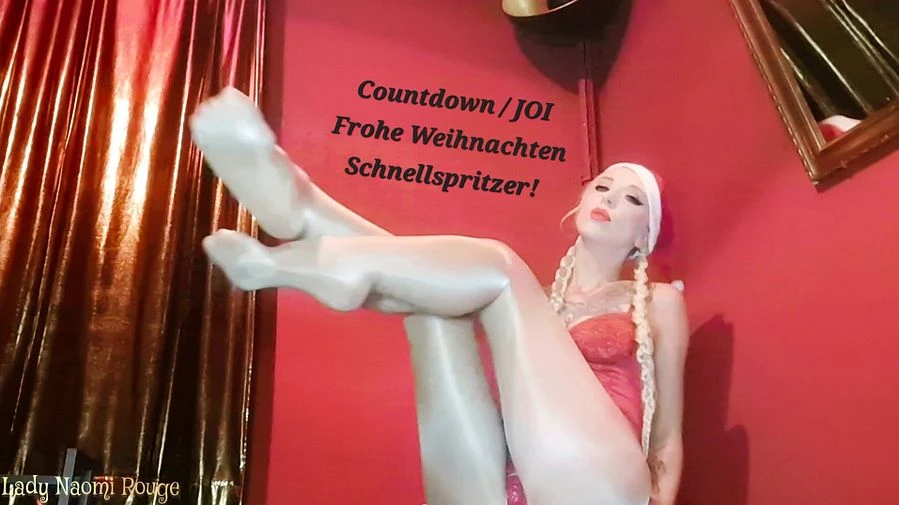 Frohe Weihnachten Schnellspritzer Countdown JOI