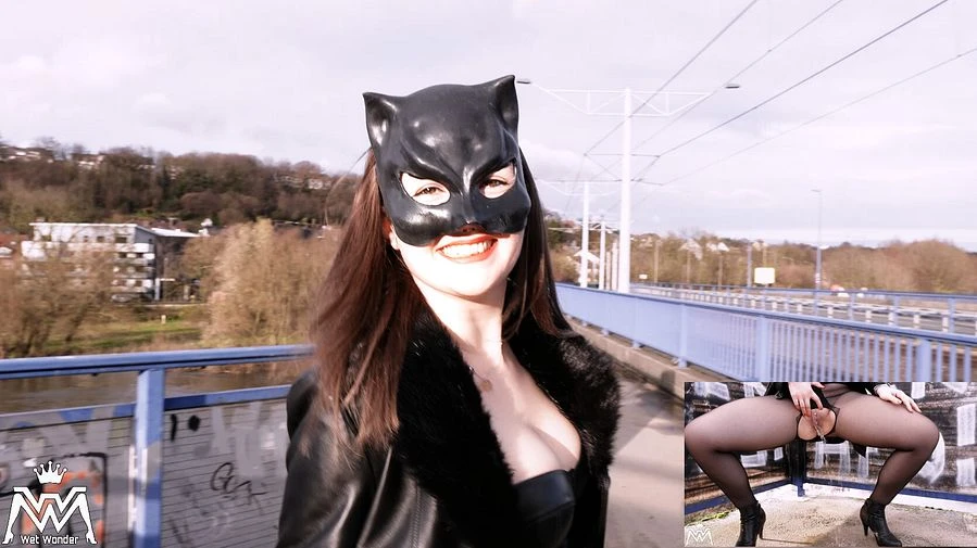 Public Piss Parade 22 Golden Rain auf der Bruecke