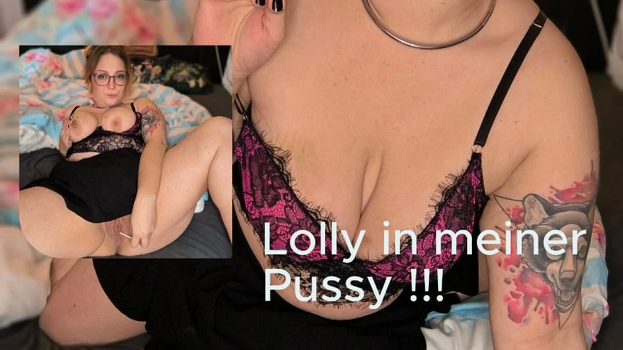 Moechtest du auch an meinem Lutscher lecken Nachdem er in meiner Pussy war