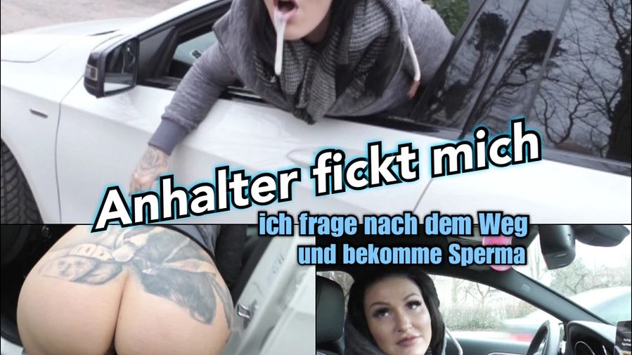 Anhalter fickt mich Sperma statt Auskunft