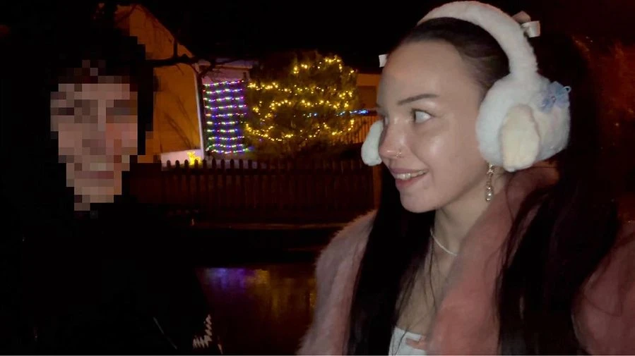 Was hab ich nur getan User spritzt mir ins Gesicht am Weihnachtsmarkt