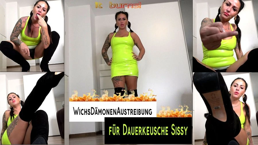 Wichsdaemonen Austreibung fuer dauerkeusche Sissy
