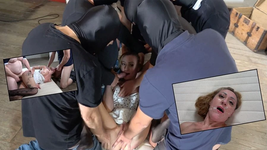 Mein geilster GB Hardcore Fick Gruppenbesamung