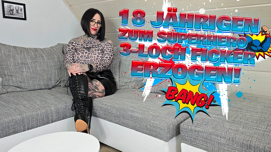 18 Jaehrigen zum Superhero 3 Loch Ficker erzogen