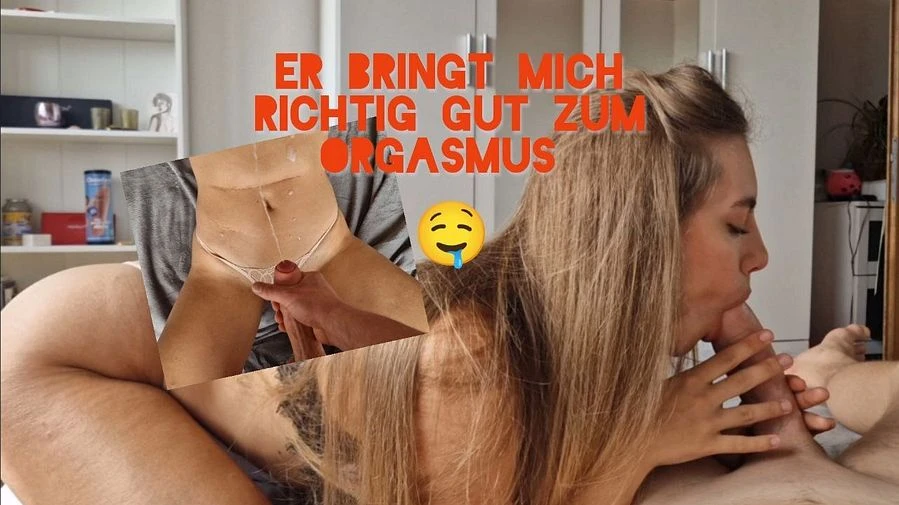 Er bringt mich richtig gut zum Orgasmus